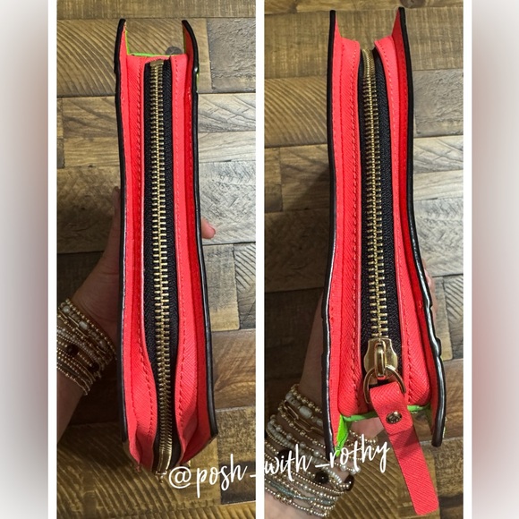 Kate Spade ♠️ New York - Make a Splash Watermelon Clutch 🍉 - Picture 6 of 7